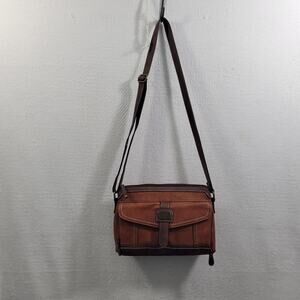 B.O.C Born Brown Crossbody Faux Leather Purse Size 12"x8.5"x2"  11325-M1Clo2